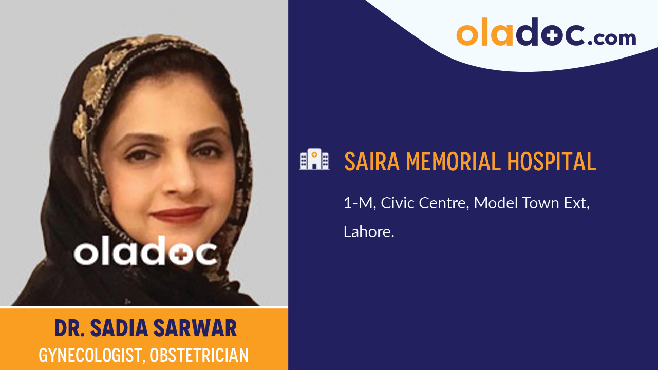 Practice location of Dr. Sadia Sarwar